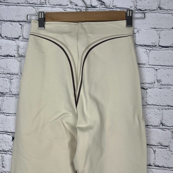Maniere De Voir Leggings Women's Cream Size 2 NWT - Picture 5 of 11